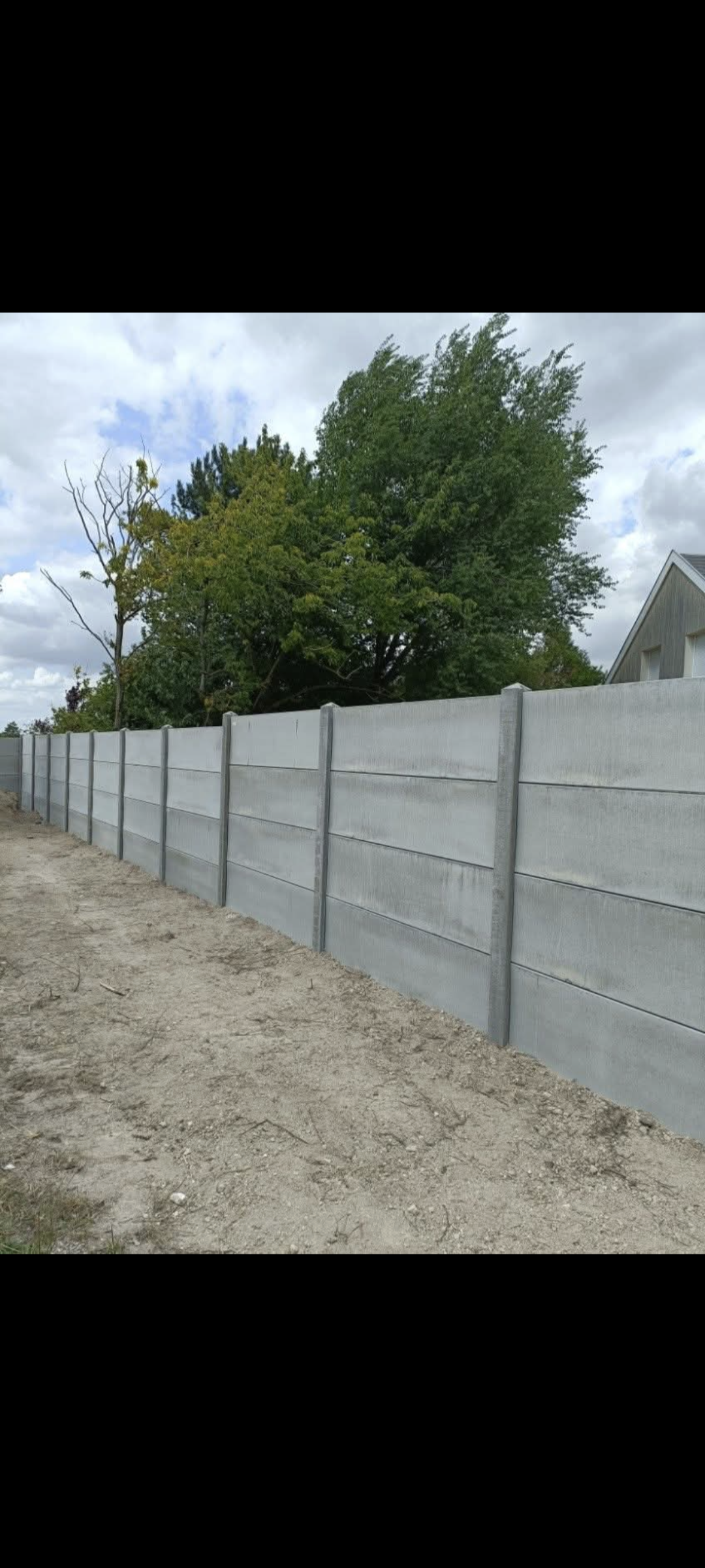 Cloture Béton Gueux 