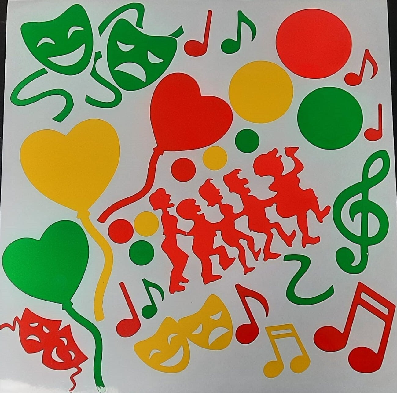 Raamstickers Carnaval - Statisch - Herbruikbaar - Vastelaovend