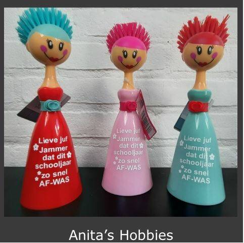Anita's Hobbies Eindejaarscadeau Juf Meester