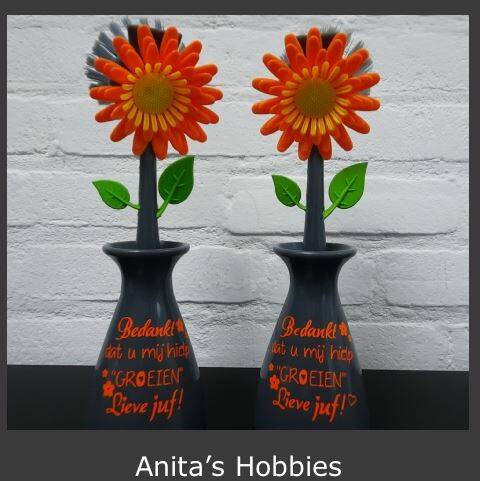 Anita's Hobbies Eindejaarscadeau Juf Meester