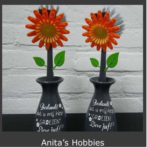 Anita's Hobbies Eindejaarscadeau Juf Meester