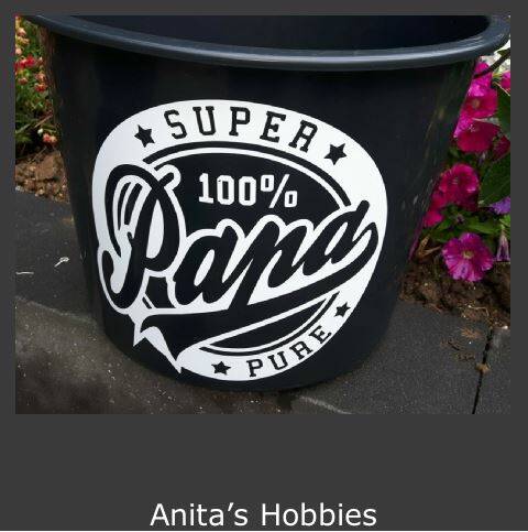 Anitas Hobbies Vaderdag Emmer 100% Papa