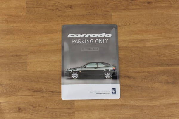 Metalen plaat - VW Corrado