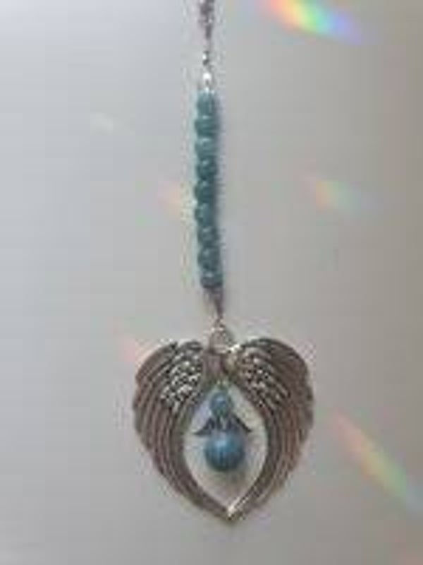 Guardian Angel Wings, Aquamarijn