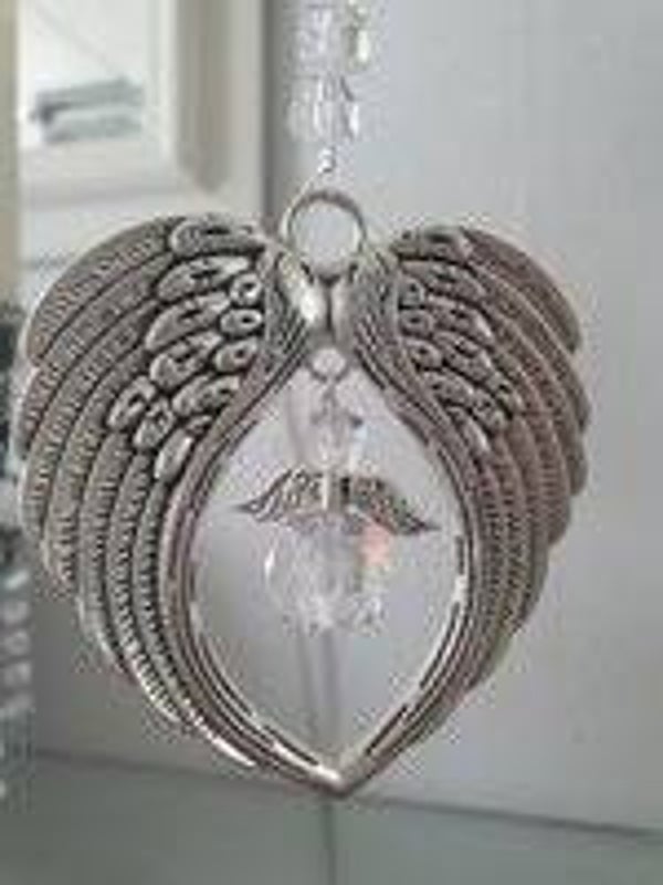 Angel Wings raamhanger Kristal