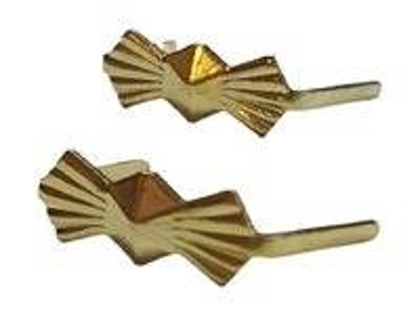 Clip ( kristal haakje ) 500 stuks, 8 mm Messing