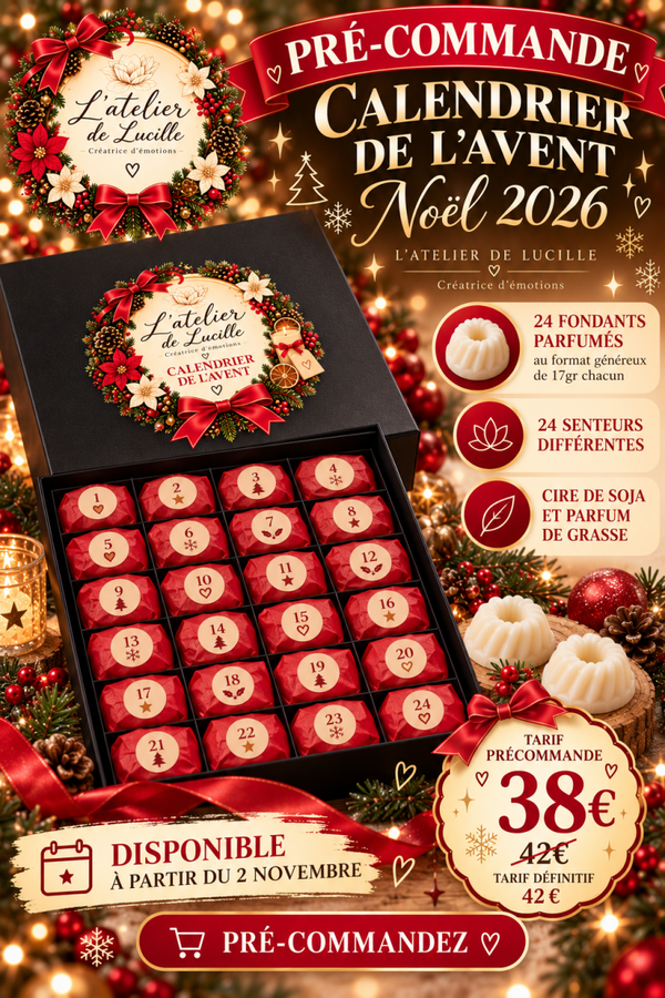 Calendrier de l'Avent 2026 - Pré commande