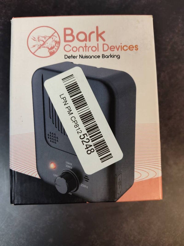 Bark control device