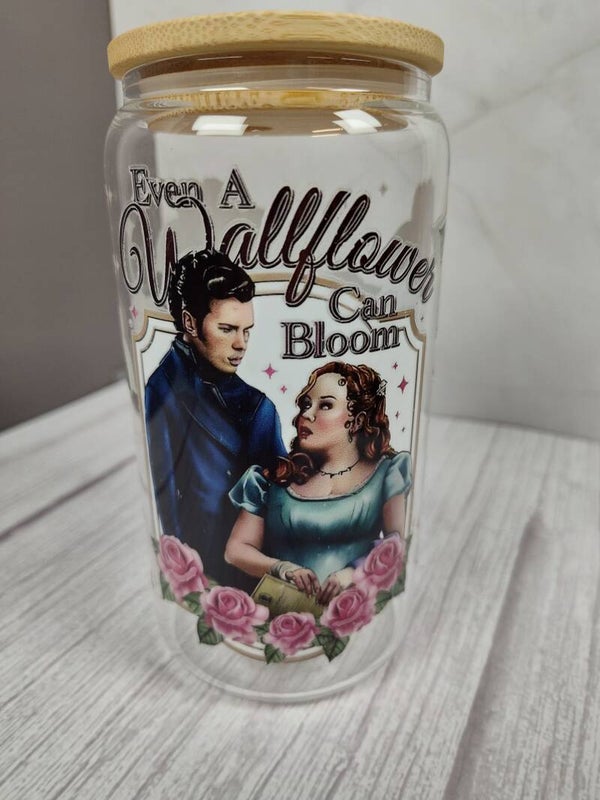 Bridgerton 16oz glass tumbler