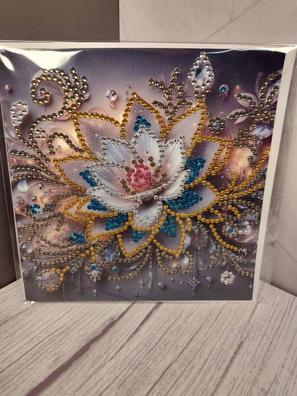 Diamond art greeting card