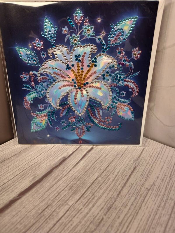 Diamond art greeting card