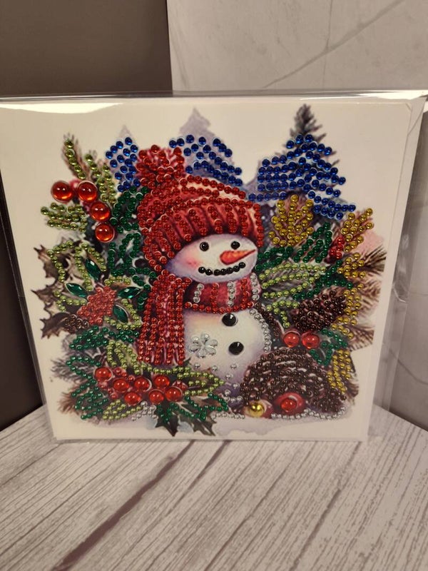 Diamond art greeting card