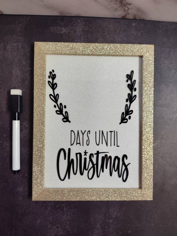 Christmas count down, gold