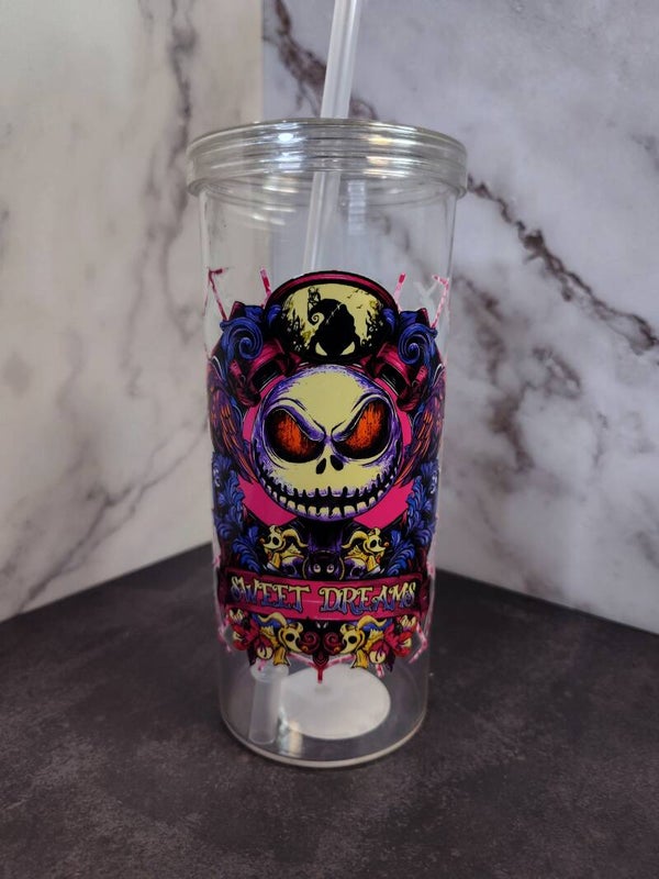 Jack Skellington 20oz plastic tumblers