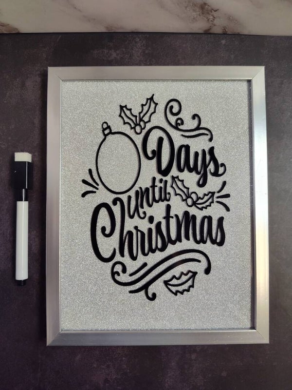 Christmas count down, silver