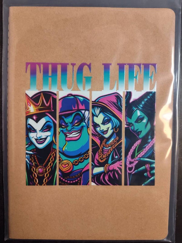 Thug life villains notebook