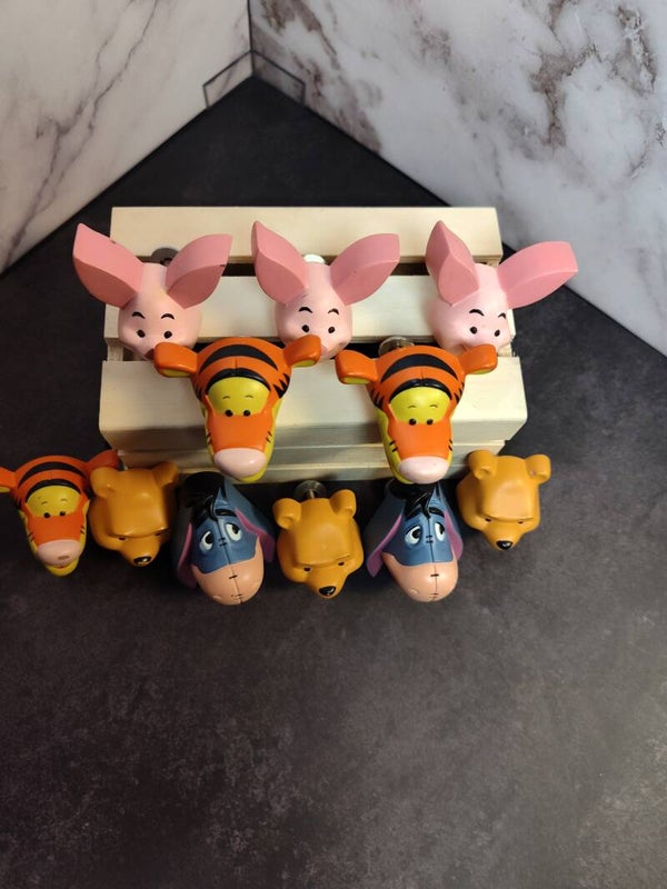 Winnie the pooh and friends drawer pull set (vintage)