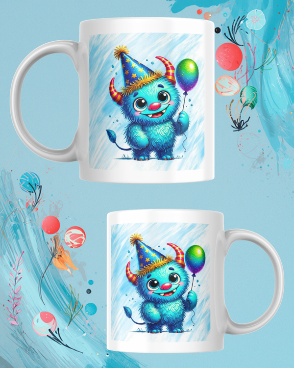 Monster mit Ballon