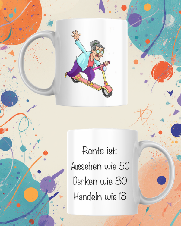 Rente ist... Frau