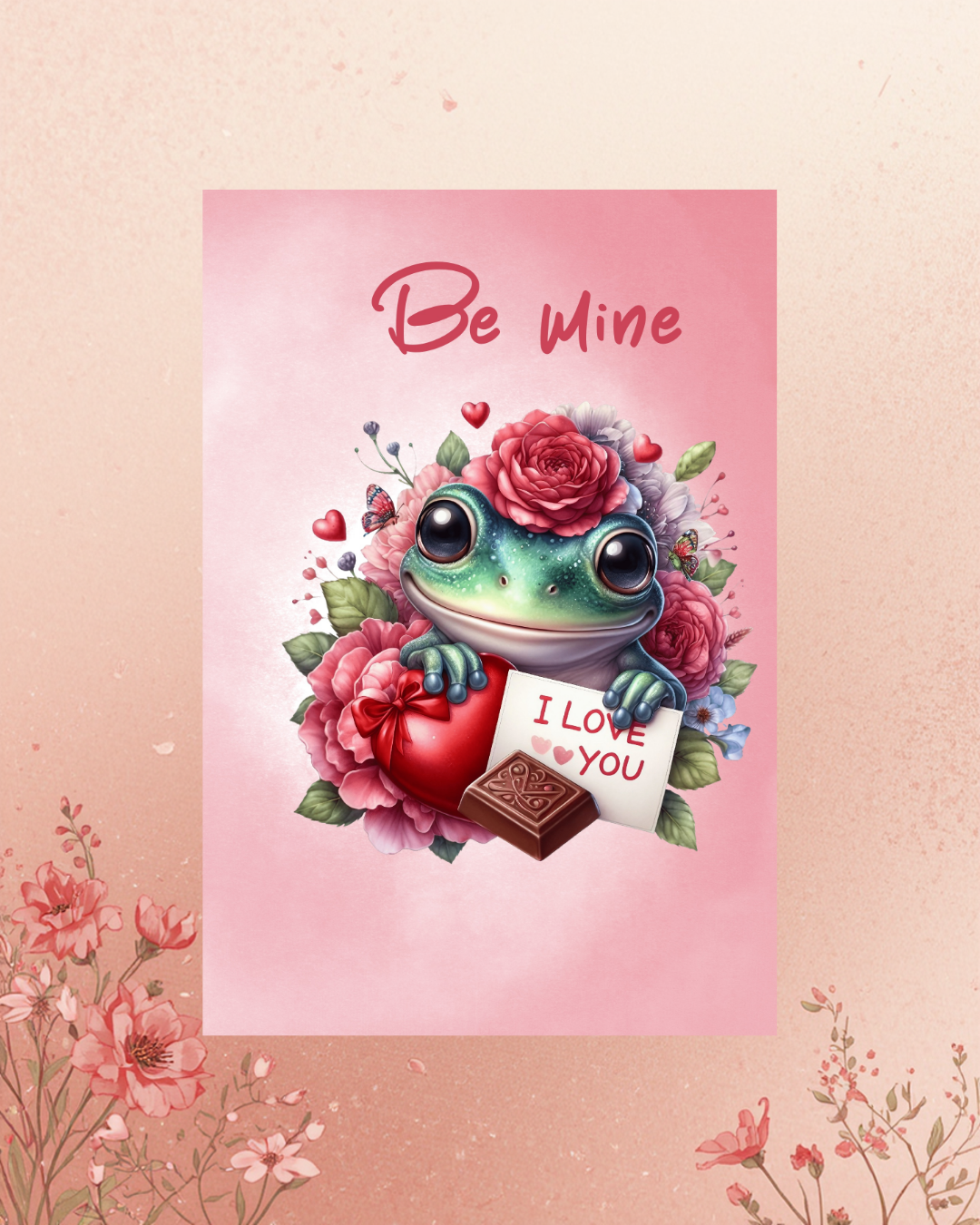 Frosch "Be mine"