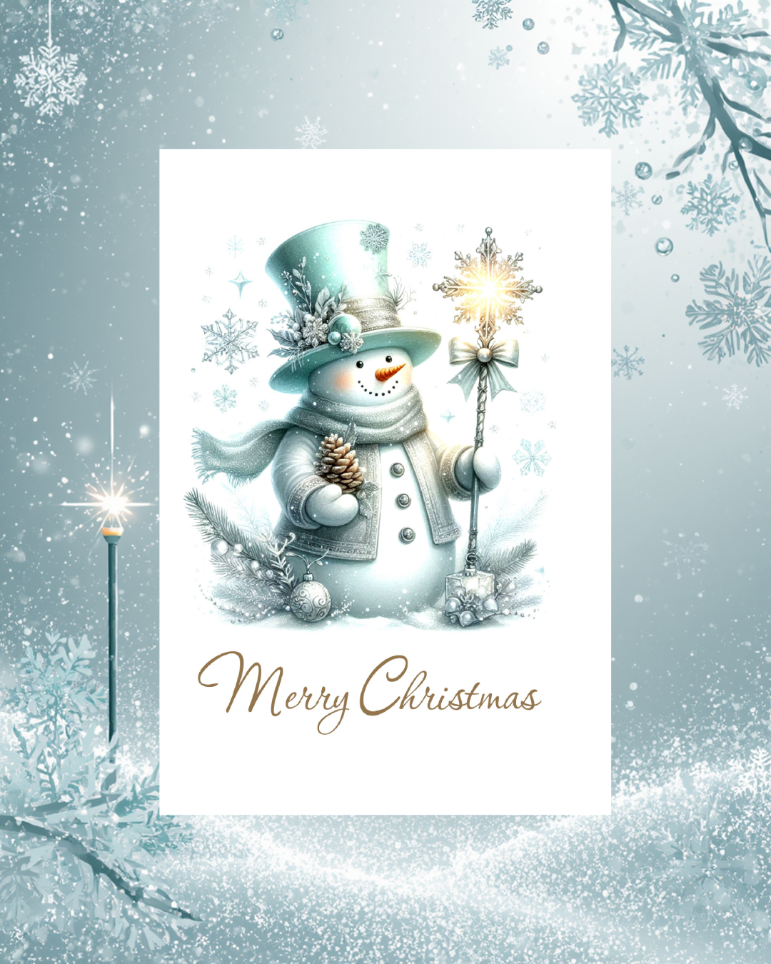 Merry Christmas "Schneemann"