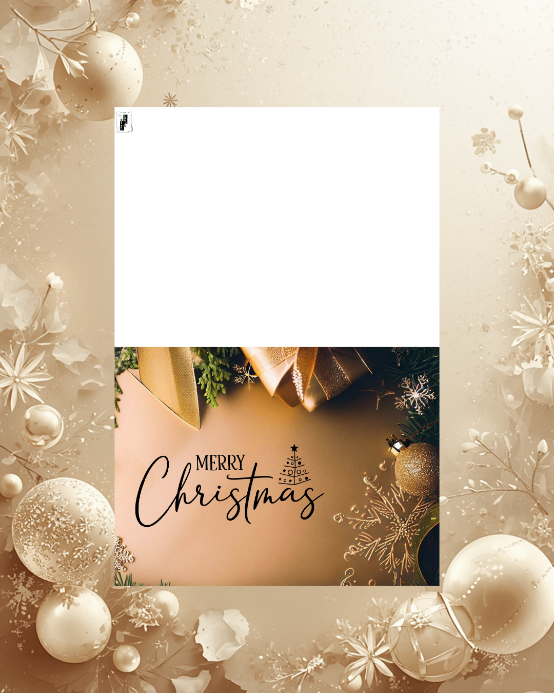 Merry Christmas "Gold"
