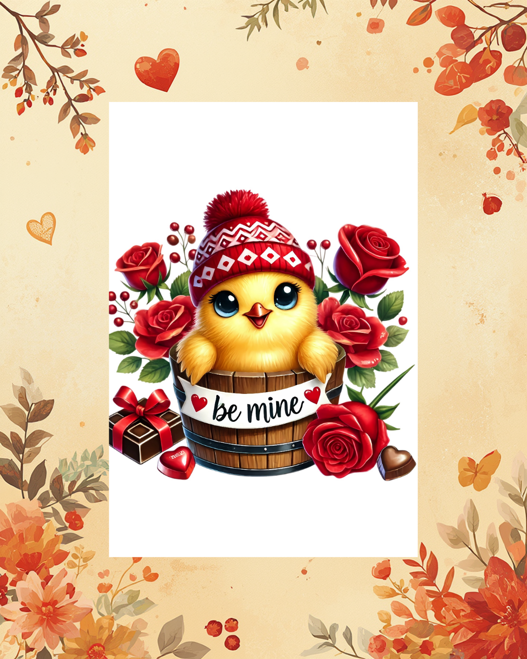 Küken "Be mine"