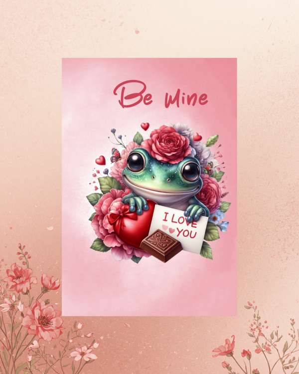 Frosch "Be mine"