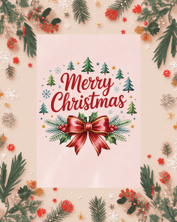 Merry Christmas "Weihnachtskranz"