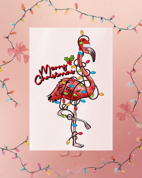 Merry Christmas "Flamingo"