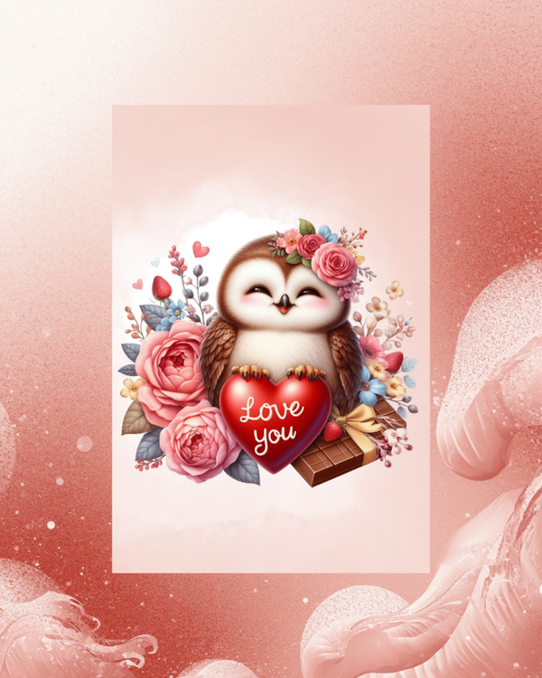 Eule "Love you"