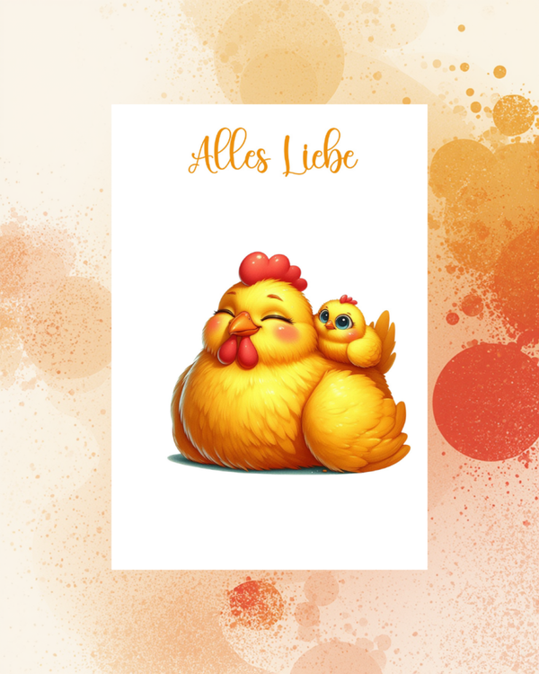 Huhn mit Küken