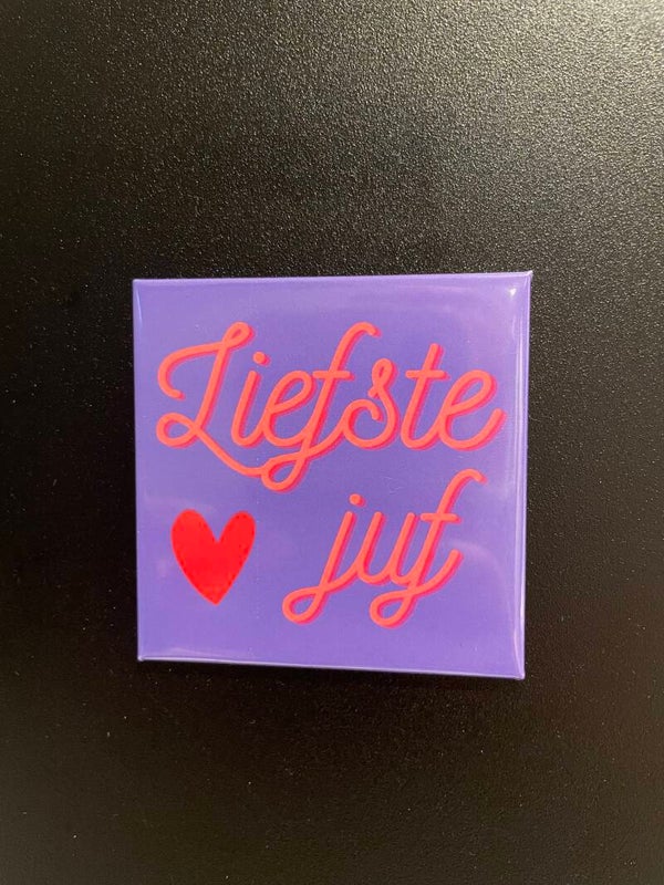 Fotomagneet ‘juf’