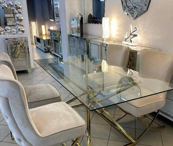 Esszimmer Sets inklusive Tisch & Mit 6 oder 8 Stühle