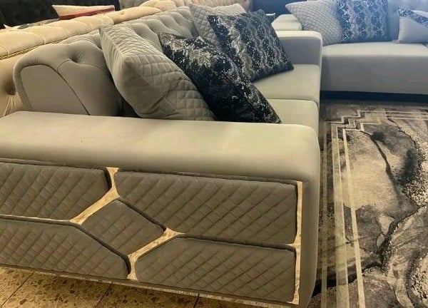 Luxus Sofa Sets  inklusive Tisch Elektrokamin