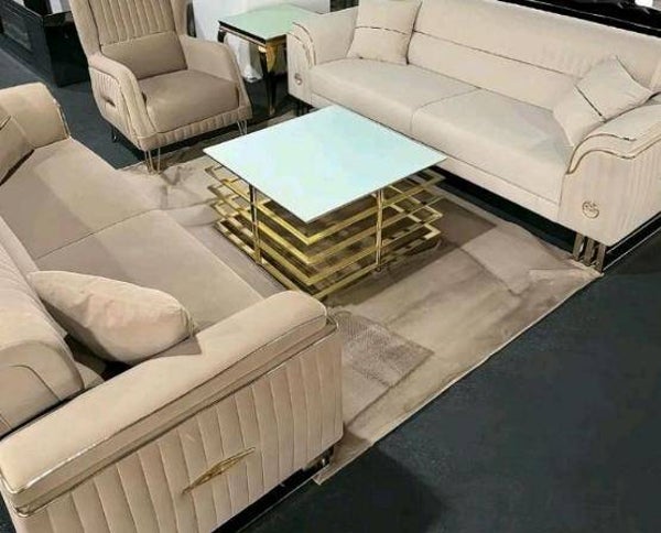 Luxus Sofa Sets  inklusive Tisch Elektrokamin