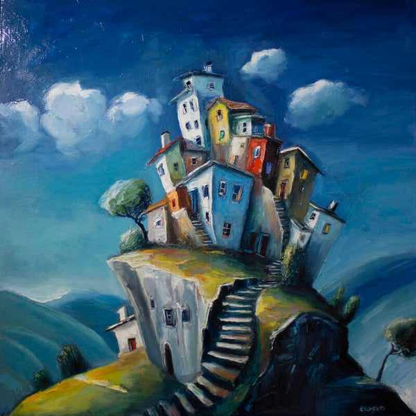 Hameau dans les collines de Provence ( XL)
