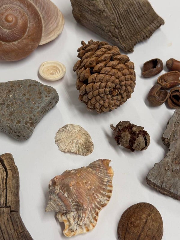 Auf Spurensuche: Oberflächen gestalten mit Fundstücken aus Natur + Kultur