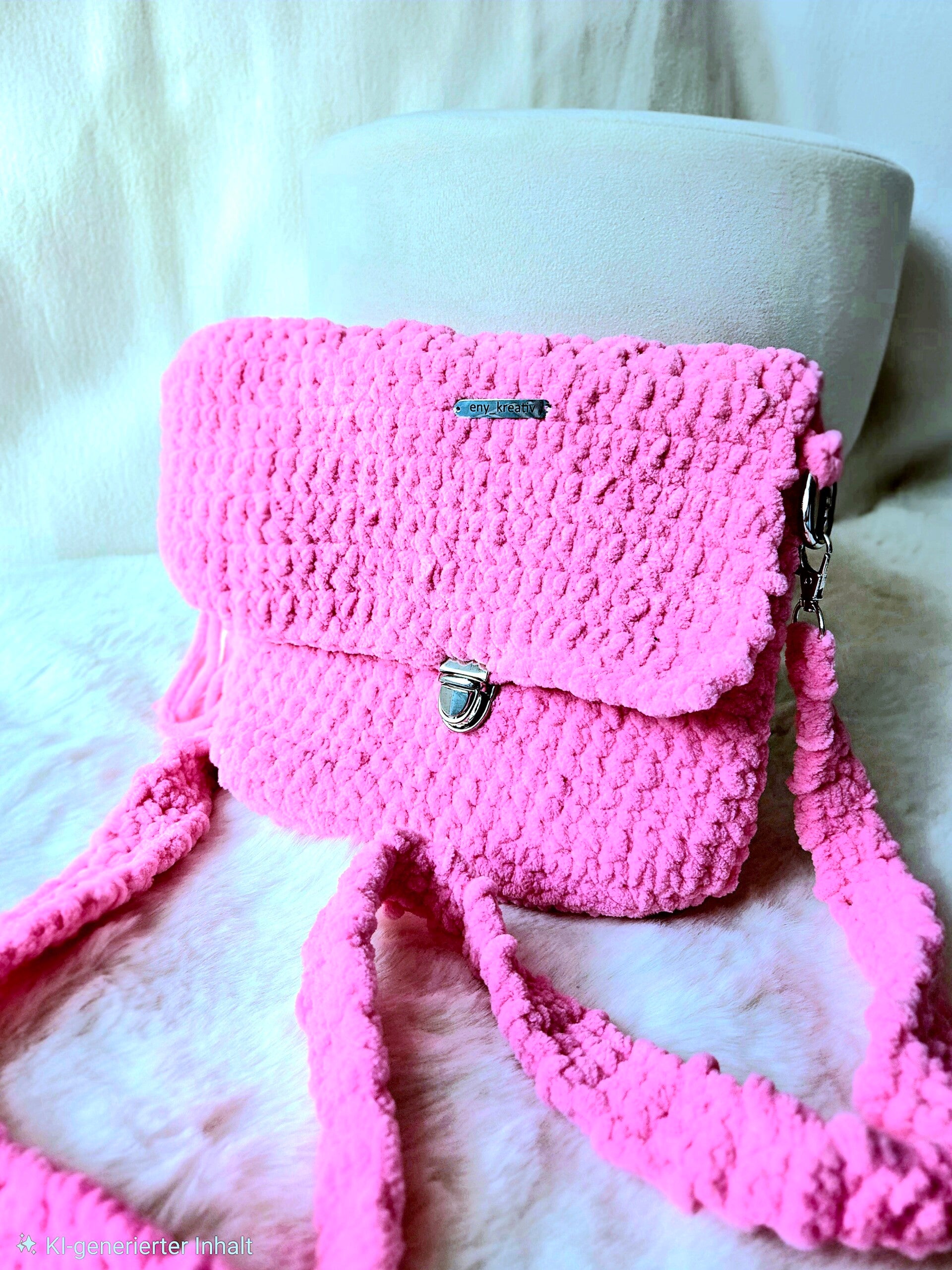 PINK DIVA – weiche Statement-Tasche in Pink mit verspielten Details