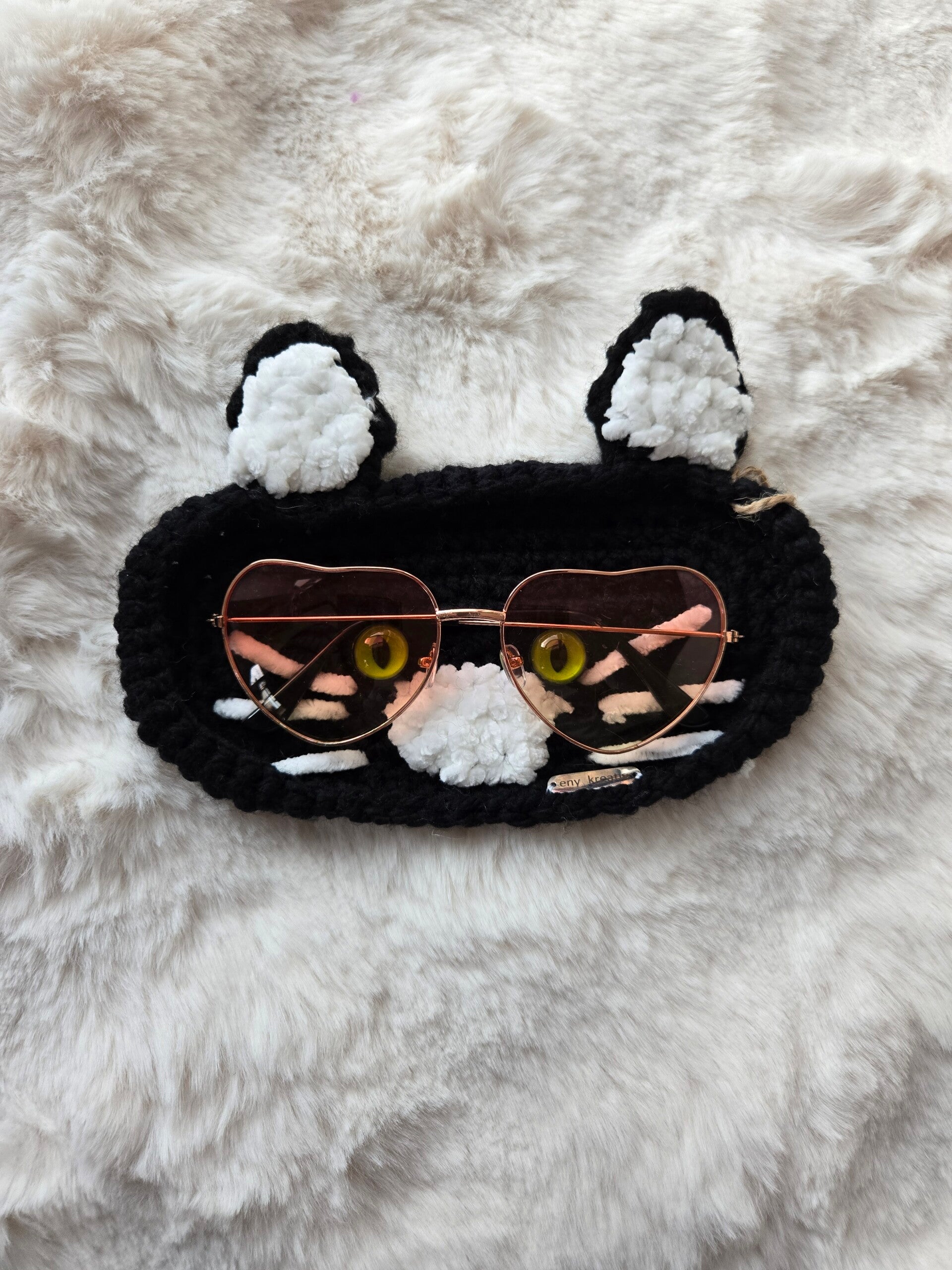 Brillenablage Katze