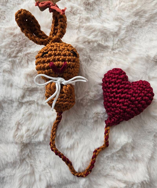Lesezeichen XXL Hase mit Herz