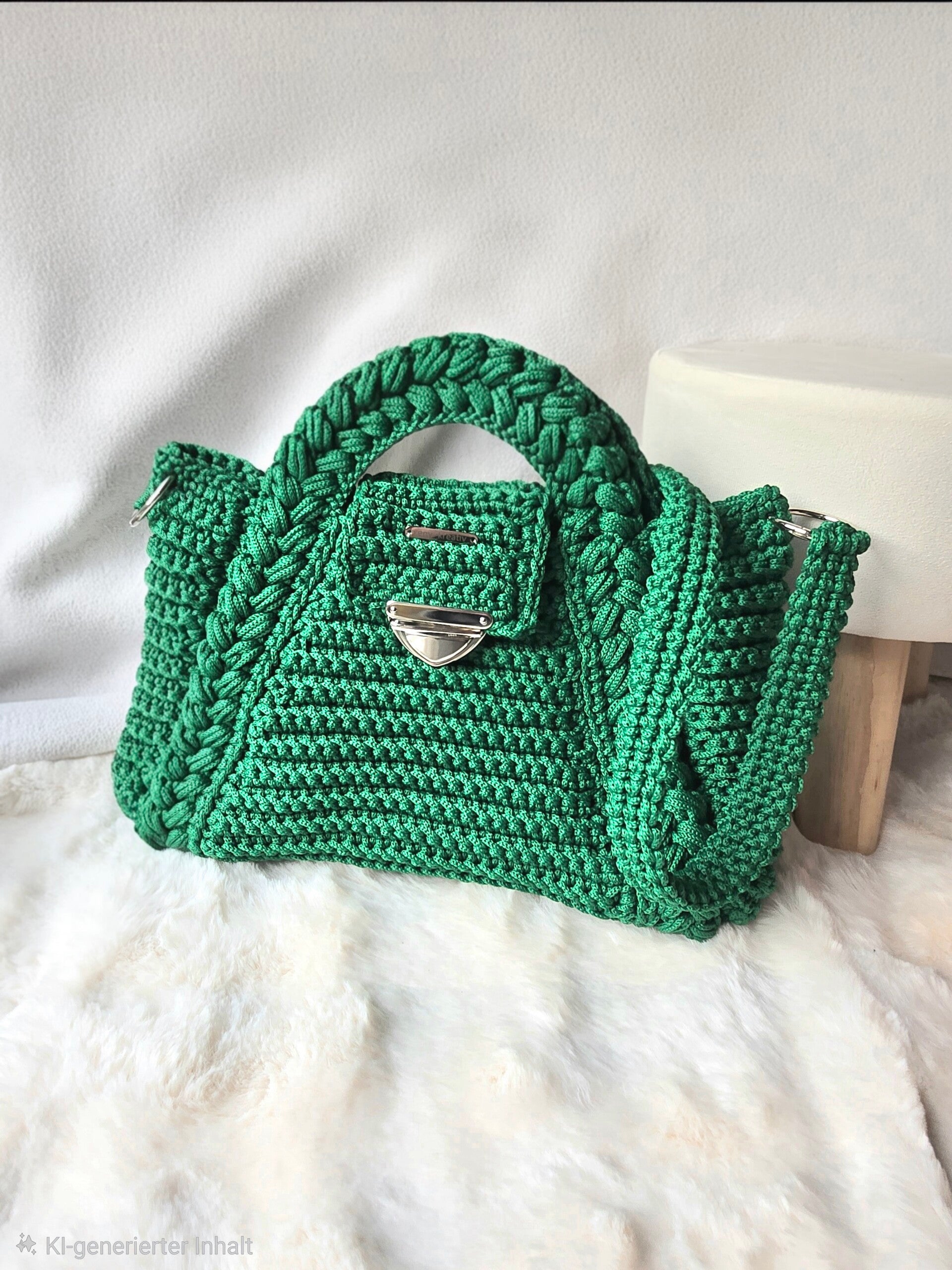 EMERALDA – elegante Statement-Tasche in kräftigem Grün