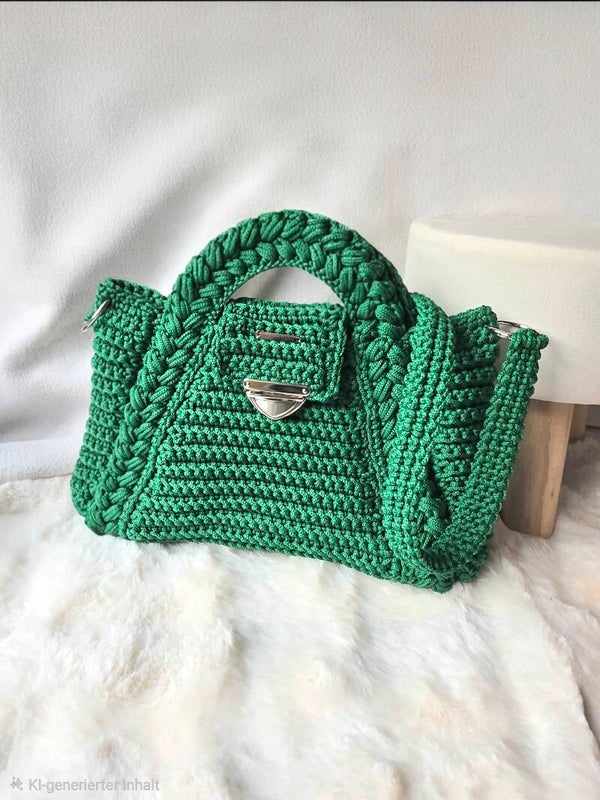 EMERALDA – elegante Statement-Tasche in kräftigem Grün