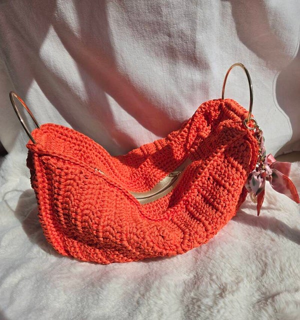 VELURA BAG L orange
