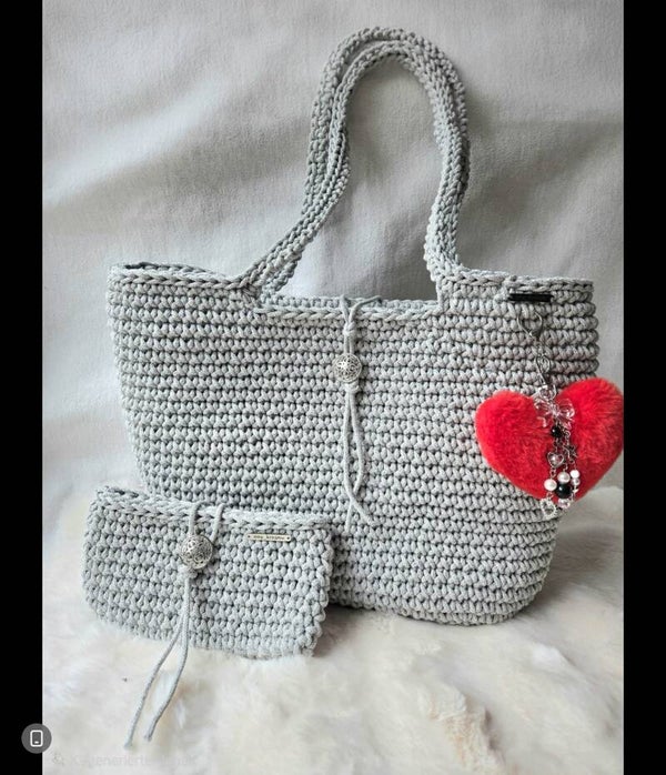 AVELINA SET silber grau