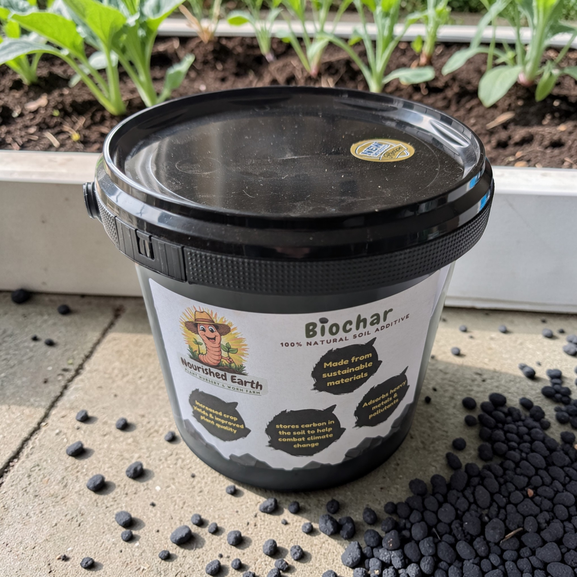 Activated Biochar (Infused with our Worm Tea)