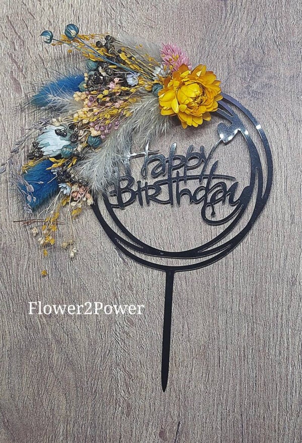 Taart Topper Happy Birthday