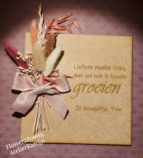 Bedankt om mij te doen groeien