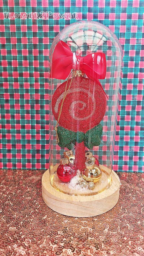 Kerststolp Candy groot
