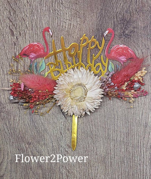 Taart Topper Happy Birthday